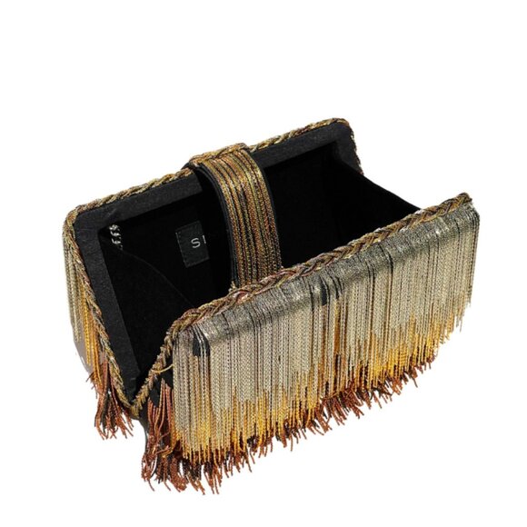 Simitri Ombre Fringe Clutch - Picture 2 of 5